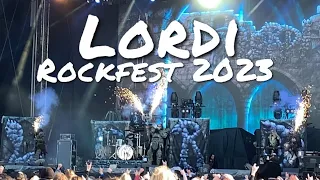 Lordi - Hard rock Hallelujah Live @ Rockfest Hyvinkää Finland 2023 4K