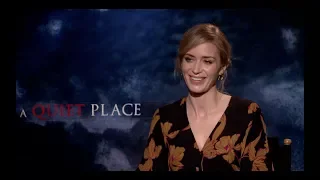 A QUIET PLACE Interviews: John Krasinski, Emily Blunt, Millicent Simmonds and Noah Jupe