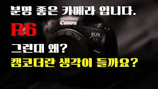 CANON  EOS R6 리뷰 분명 사진이 잘 담기는 카메라 이지만 영상에 비해 아쉬움은 있습니다.