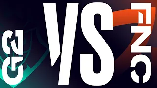 G2 vs. FNC - Week 7 Day 2 | LEC Summer Split | G2 Esports vs. Fnatic (2020)