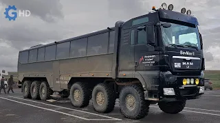 The Most Impressive and Powerful MAN Trucks you have to see ▶ MAN TGX 41.680 V8, Arctic truck 8x8