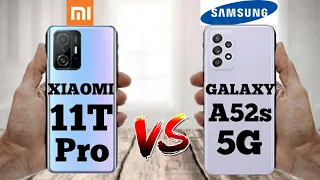 Xiaomi Mi 11T Pro vs Samsung A52s 5G | Full Comparison ⚡ Which one is Best.