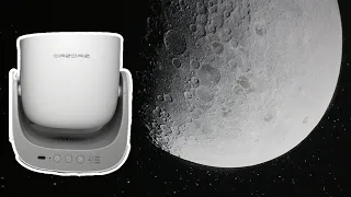 Enjoy the Moon in your room thanks to the Orzorz Galaxy Projector