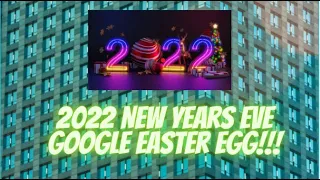Google's New Year's Eve Easter egg! [2021 EDITION!!]