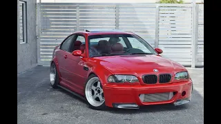 2002 Bmw E46 M3 Supercharged Walkaround Rev up Drive in/ Fly by video (SOLD)