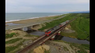 Железные дороги колеи 1067 мм острова Сахалин