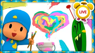 Cores do Amor | DESENHOS ANIMADOS INFANTIS para crianças | Pocoyo ao VIVO