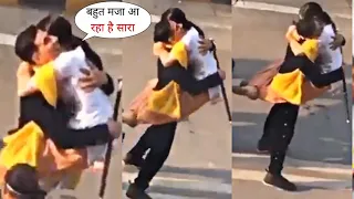 Akshay Kumar and Sara Ali Khan खुल्लमखुल्ला प्यार video viral from Atrangi re Movie Shooting