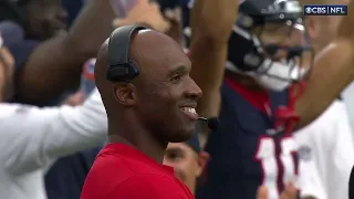 Texans running back Dare Ogunbowale hits a go-ahead field goal