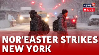 Nor' Easter In New York LIVE | Nor'easter Expected to Bring New York City's Heaviest Snow | N18L