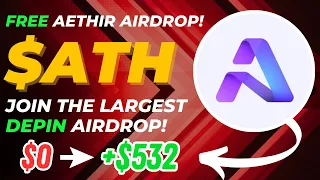 FREE TO JOIN AETHIR AIRDROP - $ATH TOKEN AIRDROP GUIDE