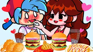 MUKBANG vs Friday Night Funkin' (feat. Boyfriend, Girlfriend) - FNF ANIMATION