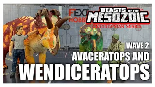 Beasts of the Mesozoic: Ceratopsian series wave 2 1:18 scale AVACERATOPS and WENDICERATOPS