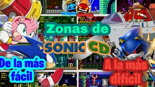 Zonas de Sonic CD de la más fácil a la más difícil (Especial 29 aniversario) | Sonic X Loquendo