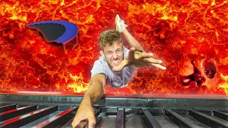 VLOER IS LAVA IN GESLOTEN TRAMPOLINE PARK