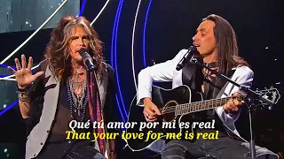 More Than Words - Steven Tyler & Nuno Bettencourt (Sub Español + Lyrics)