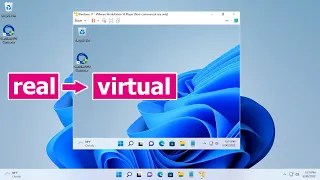 How to clone a real machine into a virtual machine?