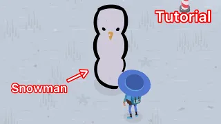 Sneaky Sasquatch: How To Build A Snowman! (Tutorial)