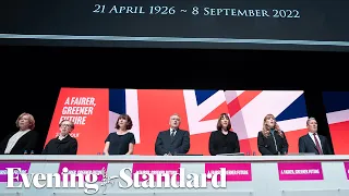 Keir Starmer introduces rendition of the National Anthem at start of Labour Party conference