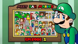 🍄Meet Zah Marios🍄⭐️Ep 1⭐️Nintendrawer Comic Dub