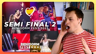 I WATCH THE SEMI FINAL 2 OF BENIDORM FEST 2023 (Blanca Paloma, Vicco, Karmento, José Otero...)