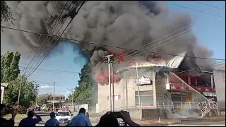 Incendio en el local de Elvira en El Bolsón