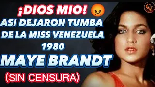 😔 MIRA cómo QUEDO la TUMBA Maye Brandt Miss Venezuela 1980 #venezuela #2023