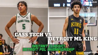 Best Detroit PSL Championship Game! Cass vs King Highlights | Darius Acuff Jr. 27 Points in comeback