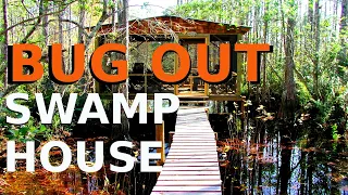 BUG OUT shelter in the swamp. No one can find it.