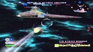 Star Wars Battlefront 2 Walkthrough Part 4 [Kashyyyk Space Battle]