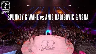 Locking Best 16 - Juste Debout 2018 - Spunkey & Wahe vs Anis Habibovic & Vsna