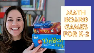 Math Board Games for the Classroom or Homeschool | K-2 Math Board Games