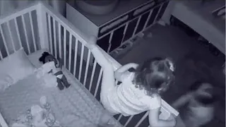 Камера зафиксировала, что делает девочка и её брат по ночам...