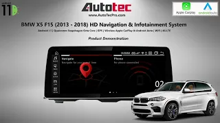 BMW X5 / X6 | F15 / F16 12.5" HD Android Navigation CarPlay Android Auto WIFI Camera