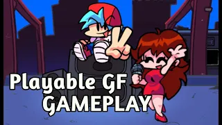 FNF Playable GF All Weeks (Gameplay)