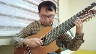 D.Scarlatti, Sonata, K.32,  Abada Hongbing Zhang, 11 String Alto Guitar