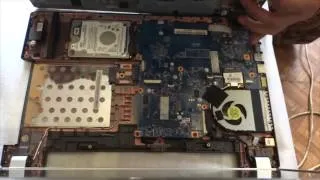 Разборка и чистка ноутбука Acer ASPIRE V5 531