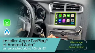 Installation - Ajouter Carplay / Android Auto Citroen C4 / Peugeot Smeg