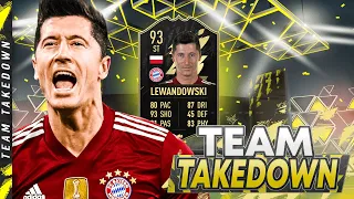 93 TOTW Robert Lewandowski Team Takedown!!!