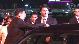 APEC 2015: Arrival of Justin Trudeau, Canada Prime Minister