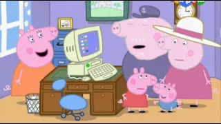 Мультик Свинка Пеппа 3 сезон 31 серия - Компьютер дедушки Свина.