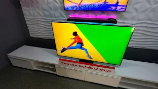 Обзор телевизора Samsung QE55Q70A / Q77A / распаковка и сборка его на ногу / QLED Samsung