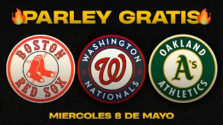 🔥 PRONOSTICOS DE NBA, MLB Y NHL PARA HOY 08/05/2024 🔥 PARLEY GRATIS 🔥