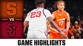 Syracuse vs. St John's | ACC Men's Basketball Highlights (2022-23)