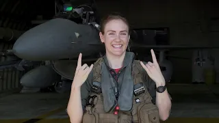Female F-16 Fighter Pilot at Osan, Korea: Capt Brittany Dippel