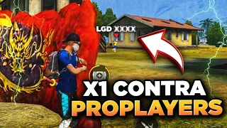 FIQUEI x1 CONTRA PROFISSIONAIS E NINGUÉM ACREDITOU NO QUE EU FIZ - FREE FIRE