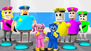 Playing as EVERYONE in POLICE GIRL PRISON Obby Run Roblox