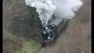 GWR 4277 bows out at the Churnet Valley Railway - 27/12/17