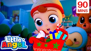 Christmas Bedtime Song  | 1 Hour 30 Minutes Holiday Nursery Rhymes for kids - Little Angel