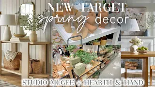 NEW 2024 TARGET SPRING DECOR shop with me! || Studio McGee , Hearth & Hand + Threshold collections